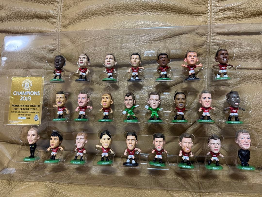 マンチェスターユナイテッド20thタイトルオフィシャルフィギアセット