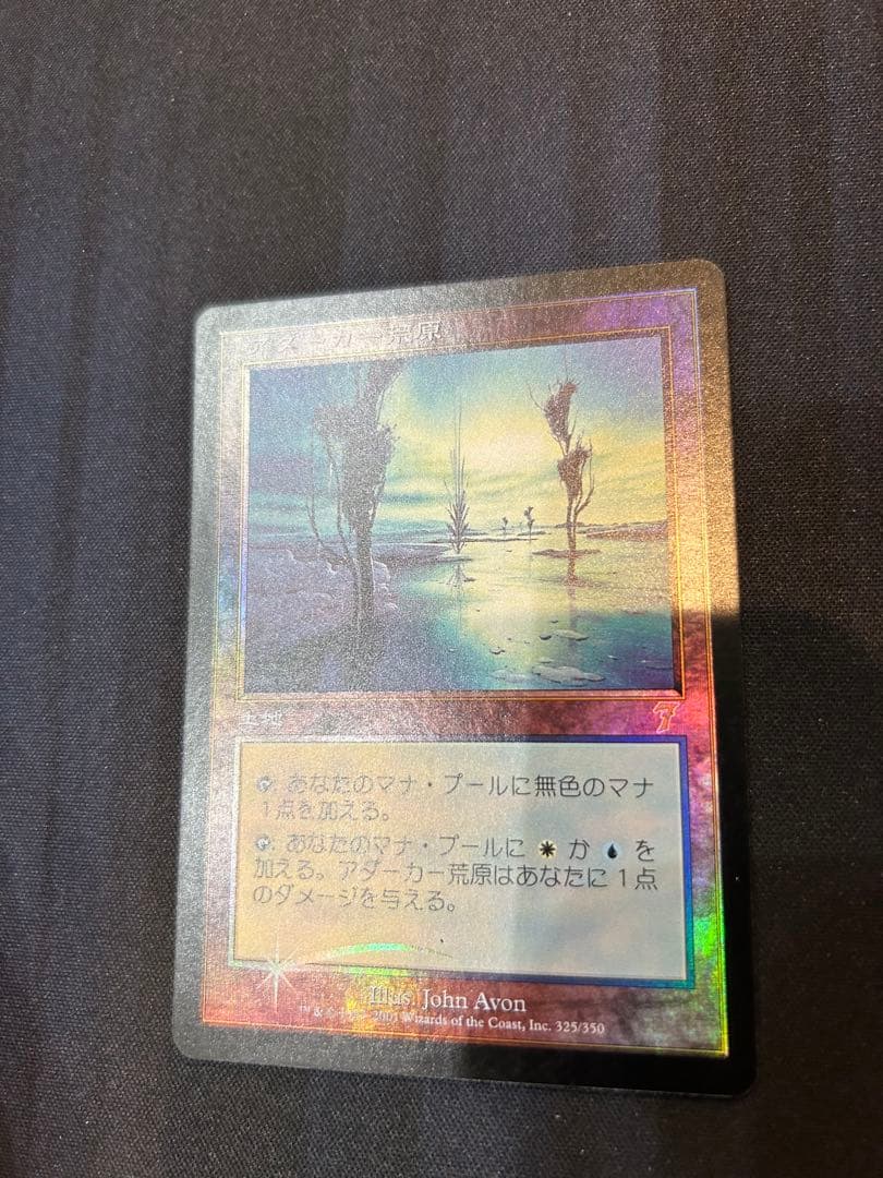 MTG アダーカー荒原 日本語 ７版foil 7ED