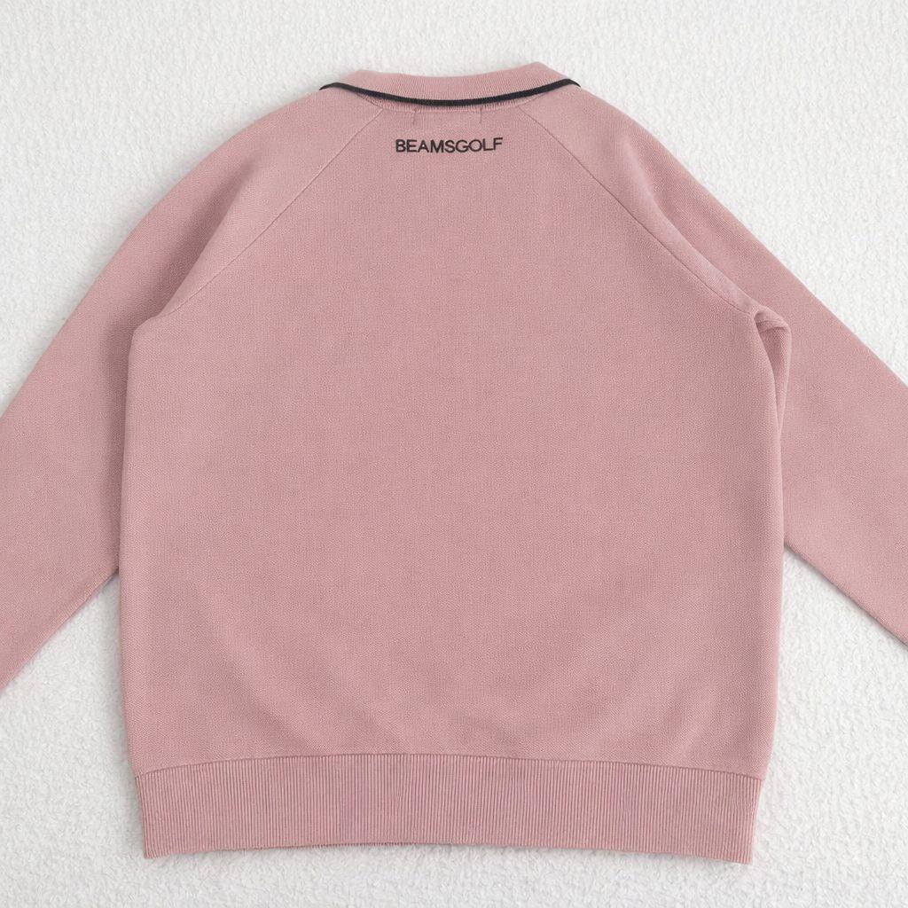 【美品】BEAMS GOLF ポロセーター M ピンク
