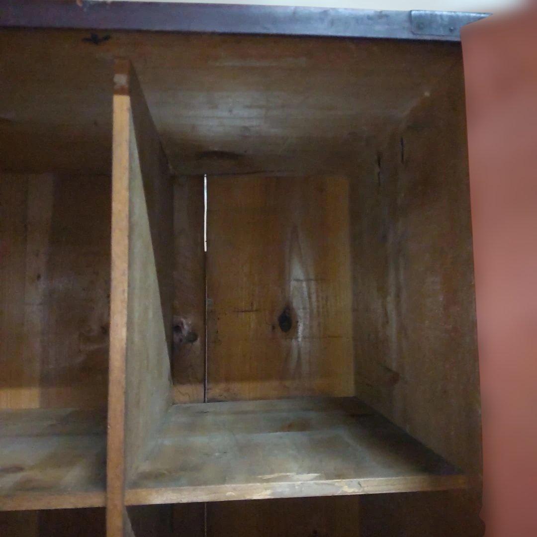 昭和レトロ　書棚　縦33cm横38.5cm高さ91cm