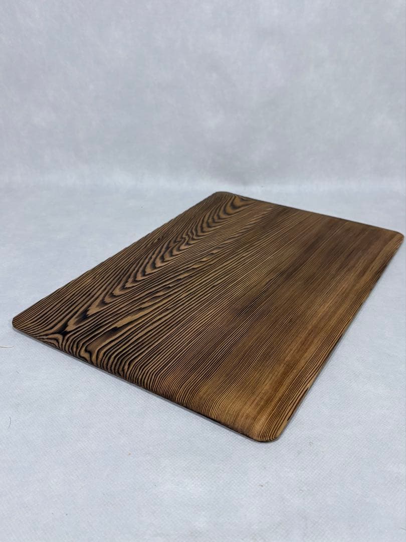 黒真塗 薄板三枚と焼杉蛤板　美品　茶道具　茶道　花器　送料込