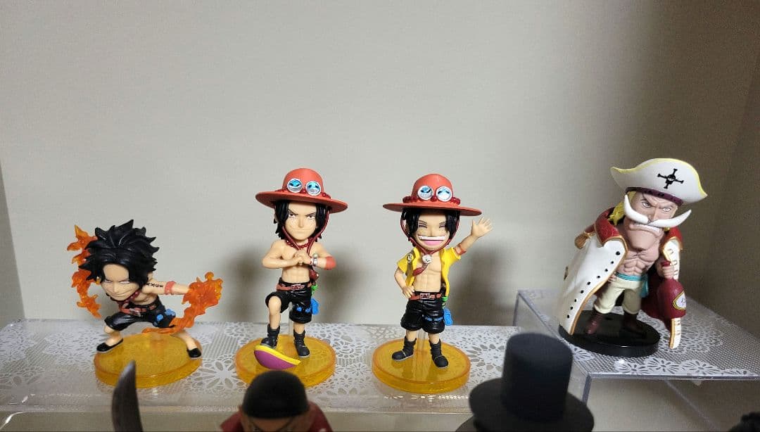 ワンピース ワーコレ 白ひげ海賊団 エース フィギュアセット