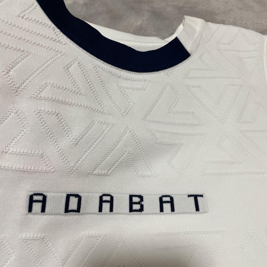 新品未使用　ADABAT ゴルフウェアセット ホワイト ネイビー　4点セット