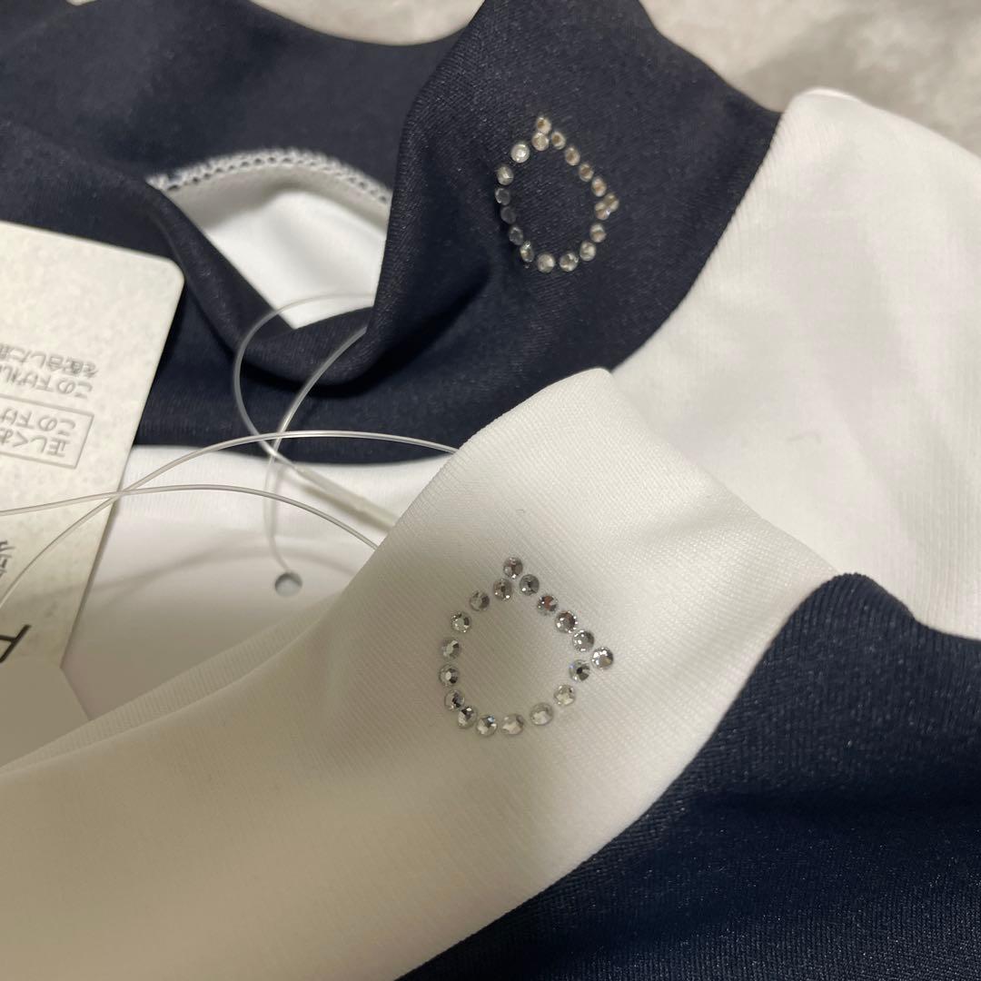 新品未使用　ADABAT ゴルフウェアセット ホワイト ネイビー　4点セット