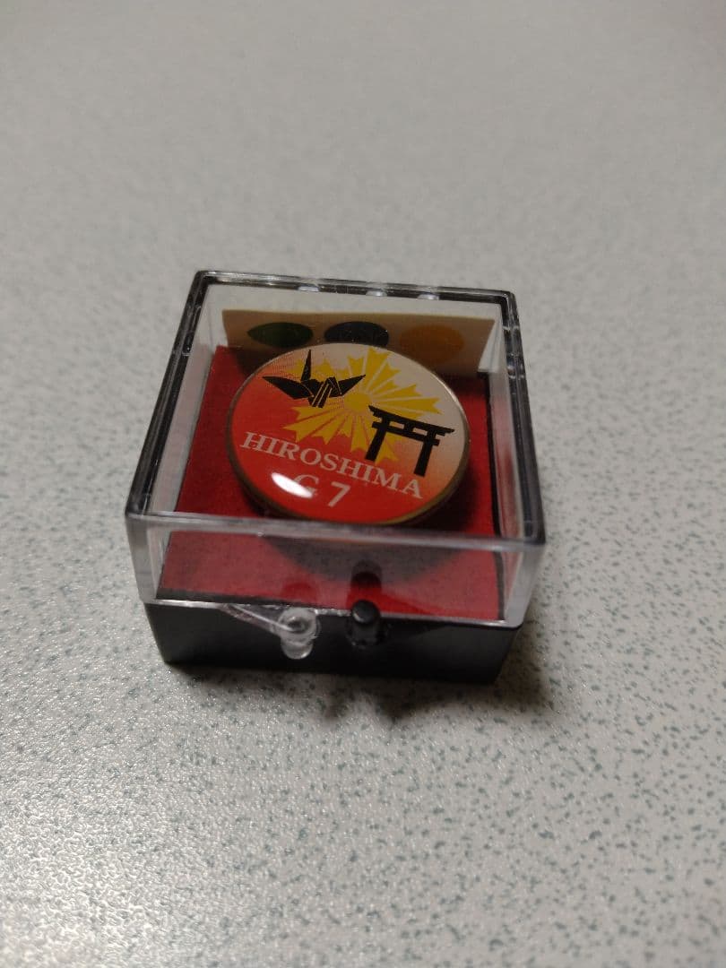 2023年5月開催　広島G7サミット 記念バッジ非売品