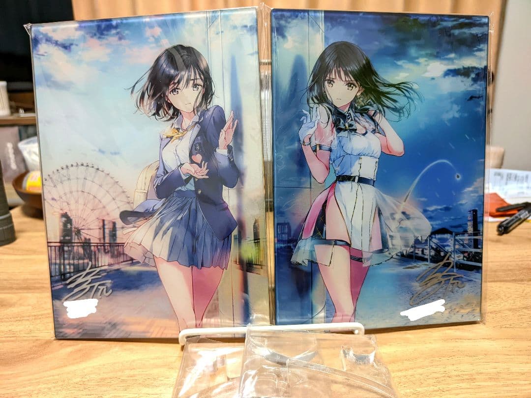 Tiv アクリルアート　複製原画　直筆サイン入り　2点セット　30点限定