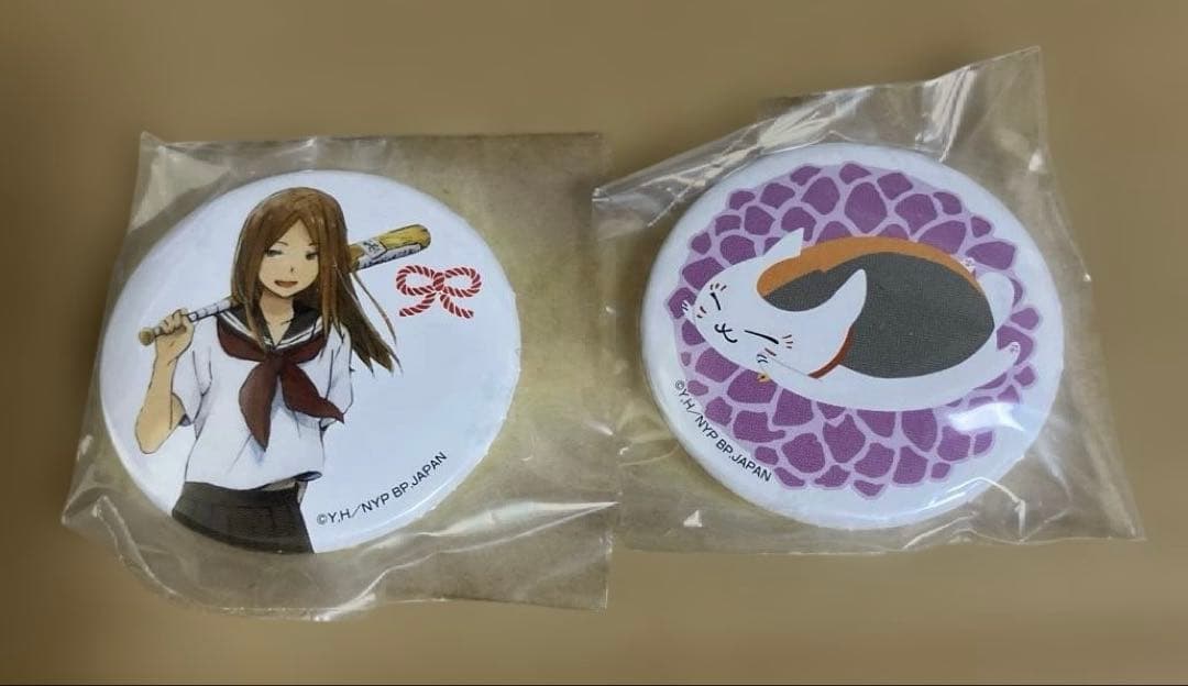 夏目友人帳 一番くじキャラバン おみくじ 缶バッジ 全10種コンプリートセット