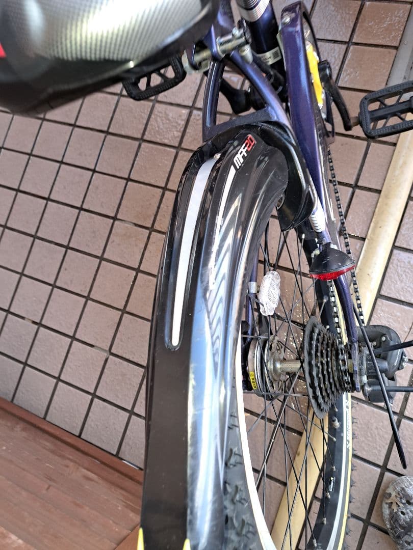 ※直接引き取り BRIDGESTONE キッズサイクル ネイビー