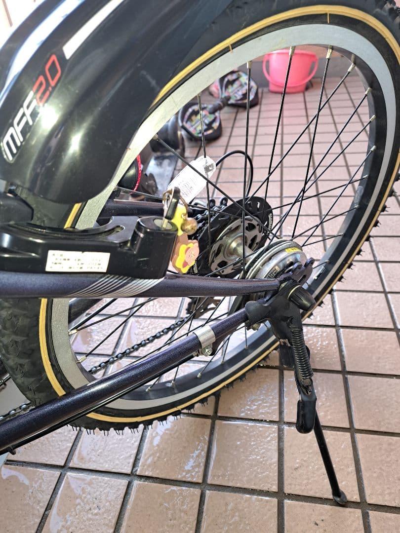 ※直接引き取り BRIDGESTONE キッズサイクル ネイビー