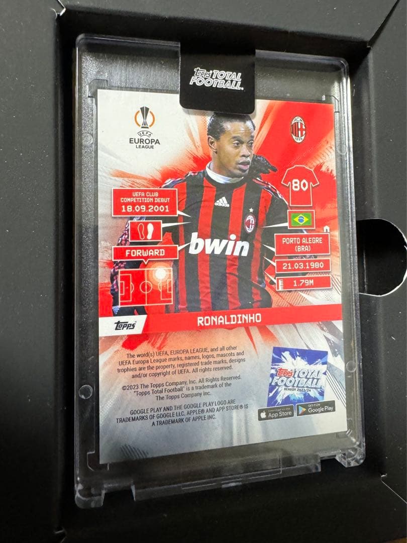 Topps TOTAL FOOTBALL ロナウジーニョ　1/1