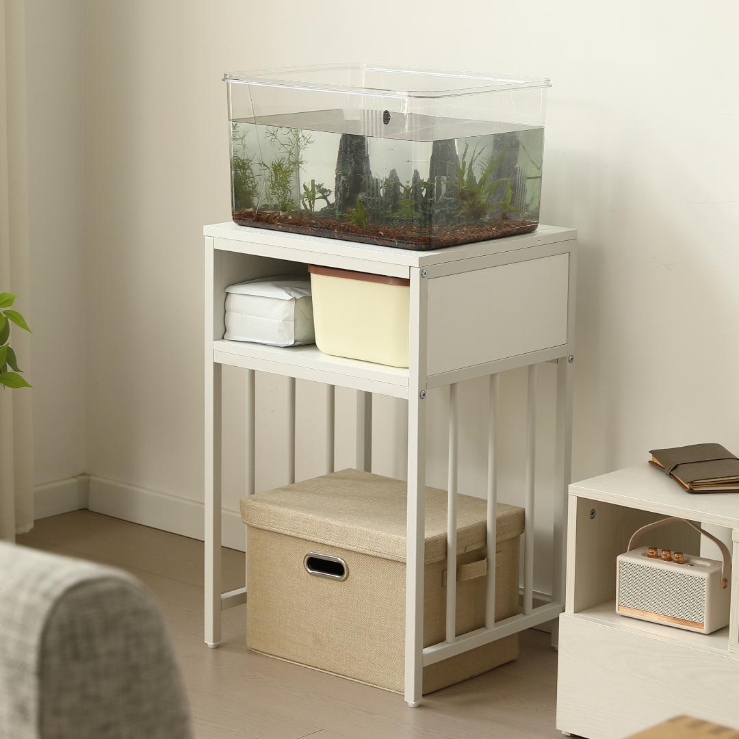 赤字価格！水槽台 水槽スタンド 45ｘ40cm 耐荷重100kg WHITE