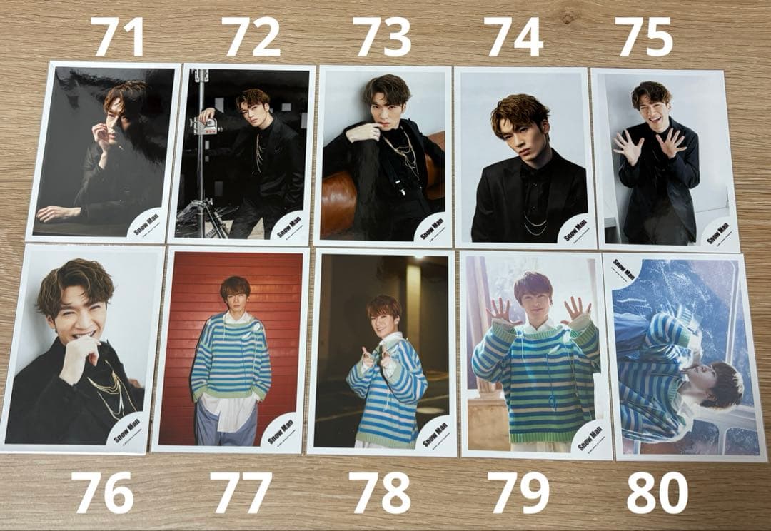  Man 深澤辰哉 公式写真セット⑴