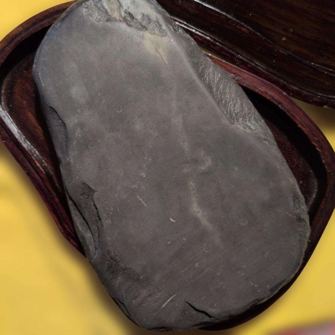 【雲龍石眼】吉祥彫刻　端渓硯 　中国美術　骨董