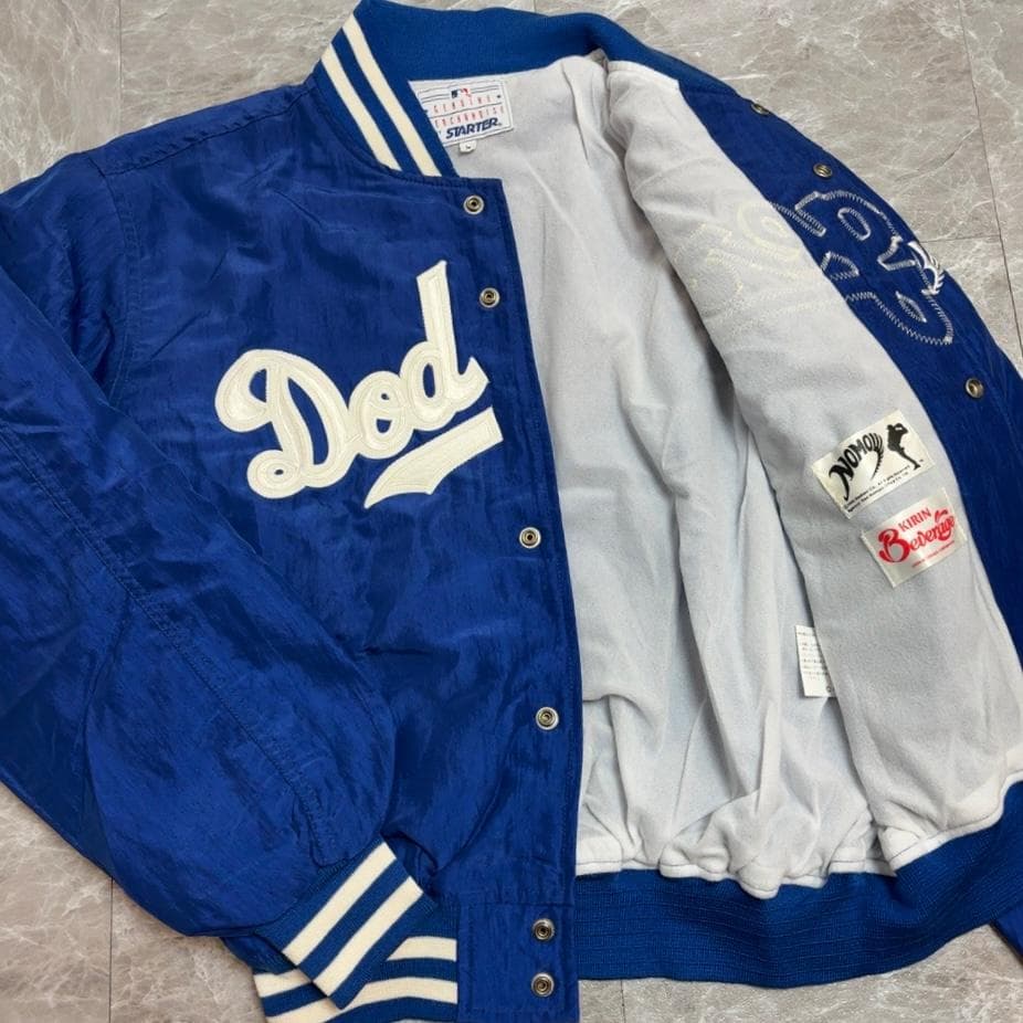 新品 タグ付き 非売品 90s MLB Dodgers ジャケット NOMO M