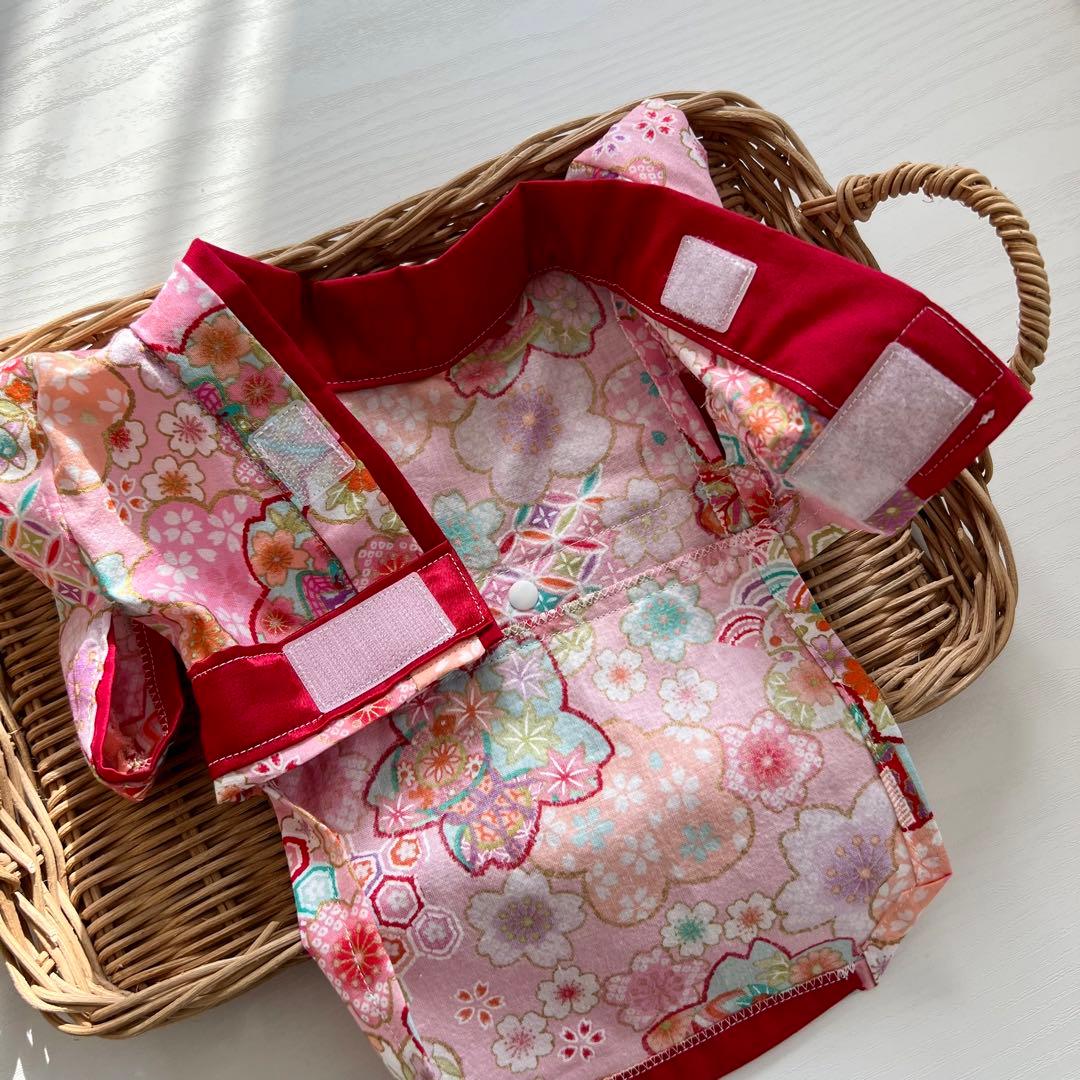 10/9【 Sakura様オーダー 】犬服　着物　振袖