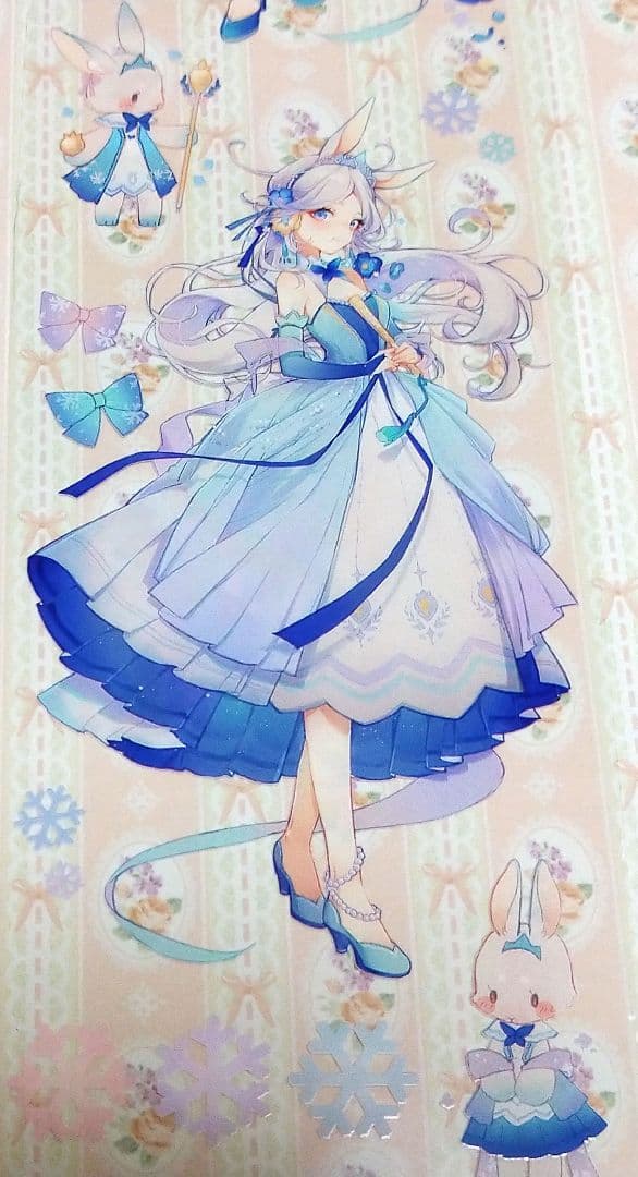 J645＃月梦小兔(PET)Wines切り売り海外人物マステ女の子