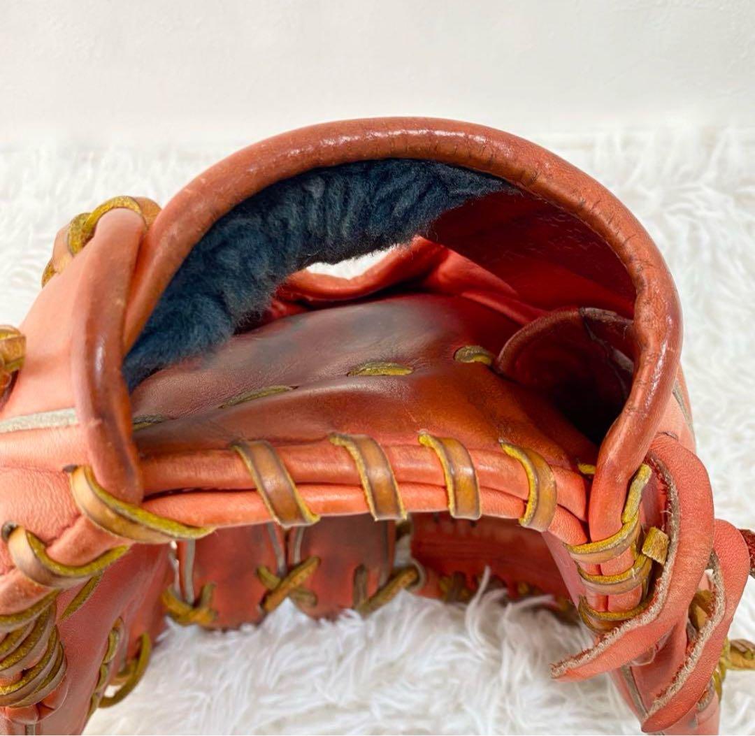 JUNKEI 硬式内野手用グローブ オレンジ