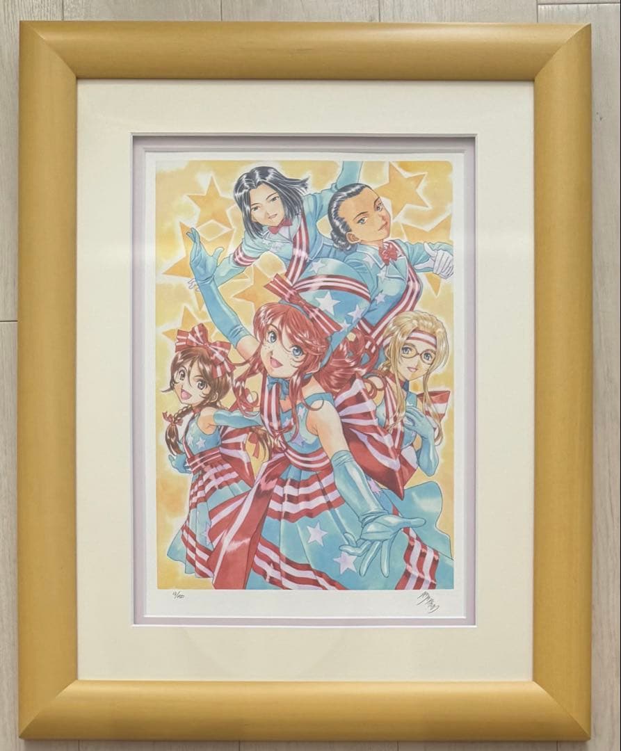 サクラ大戦　松原秀典 ジークレー 紐育星組 星を継ぐもの 版画　複製原画