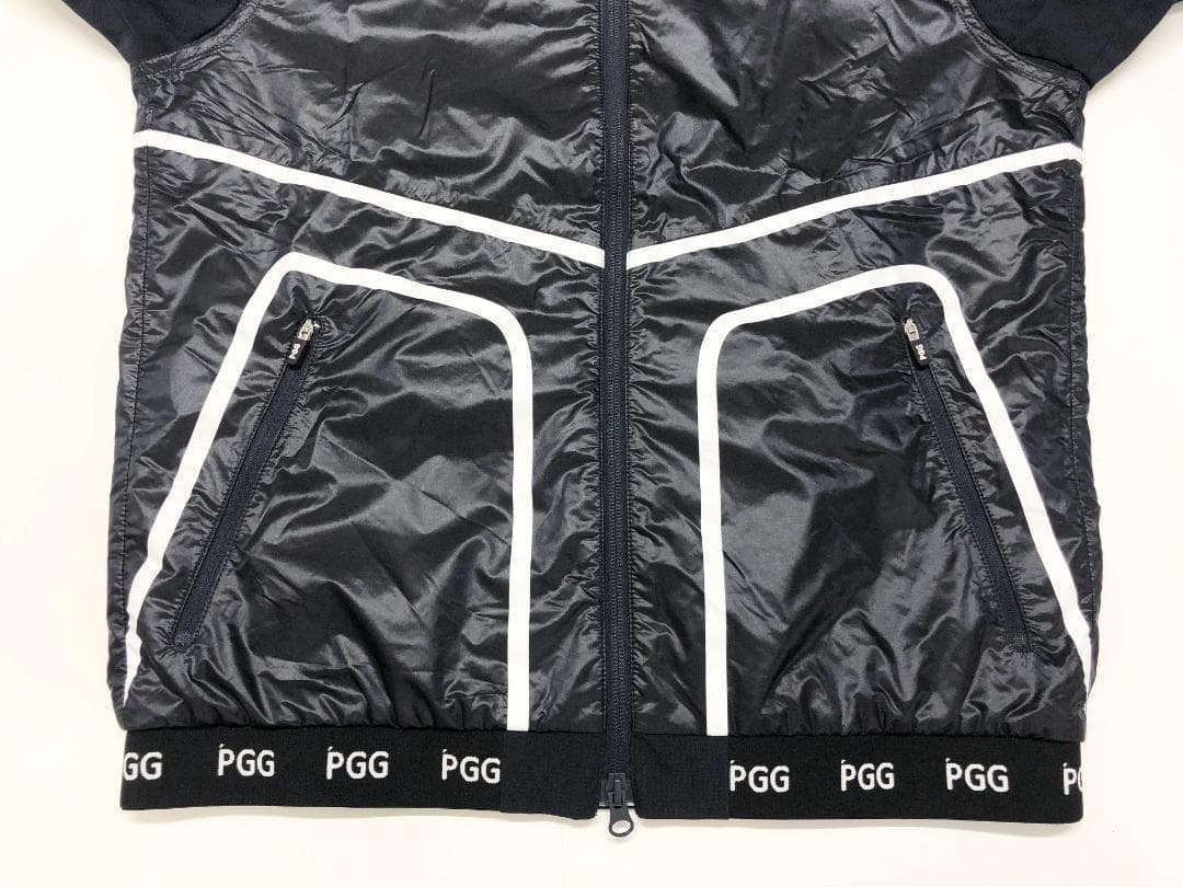 ○★新品 未使用 PGG パーリーゲイツ パーテックス セットアップ ネイビーM
