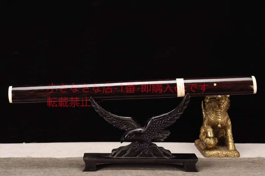 12インチT10焼刃シリーズ黒檀象牙唐刀 古兵器 刀装具 日本刀 模造刀