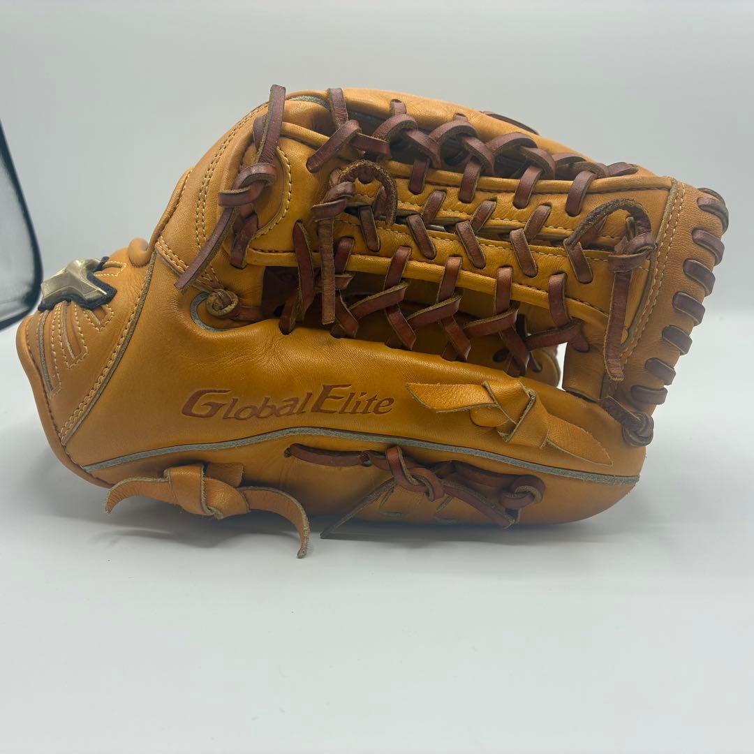 ミズノ　グローバルエリート　一般軟式　外野用　グラブ　袋付き