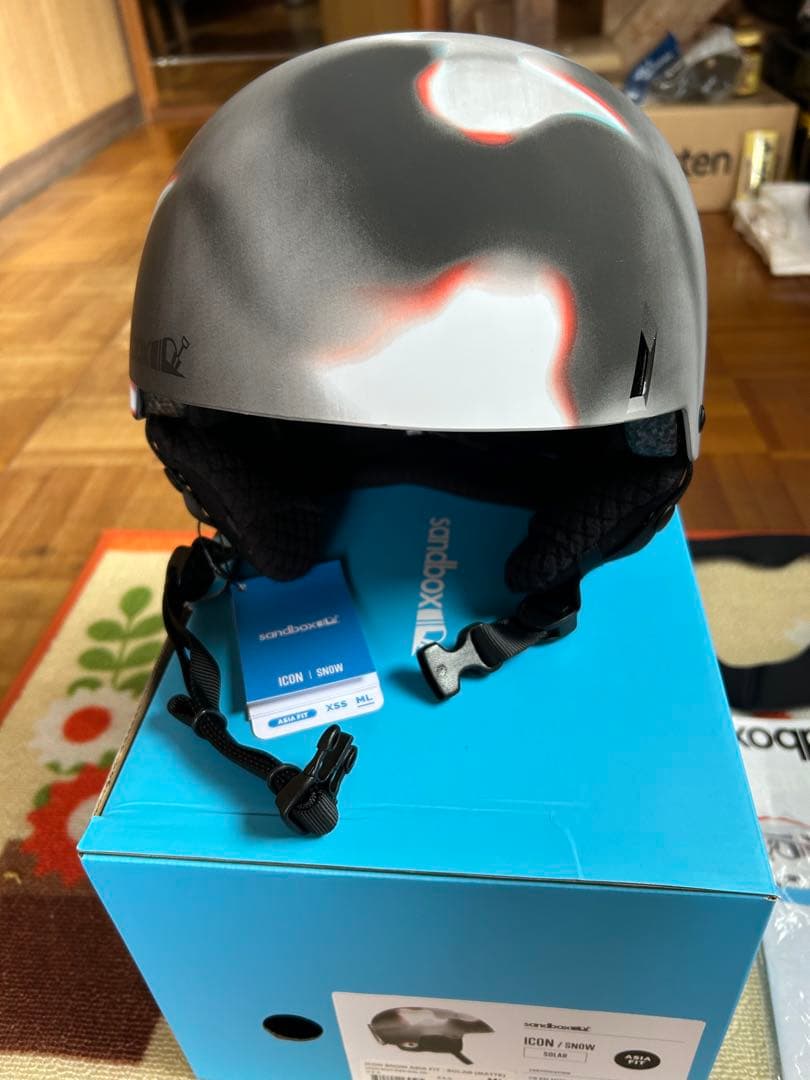sandbox ICON 1.0 ヘルメット グレー/レッド