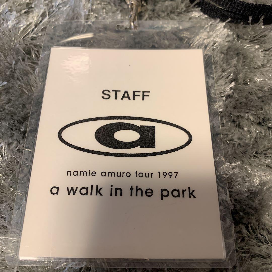 安室奈美恵 1997 Tour スタッフパス 非売品