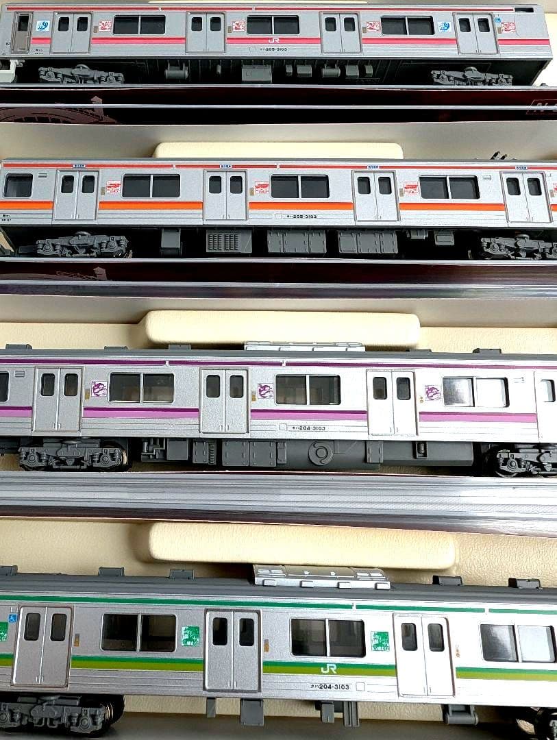 KATO　205系 3100番台 仙石線 2wayシート編成色　4両セット