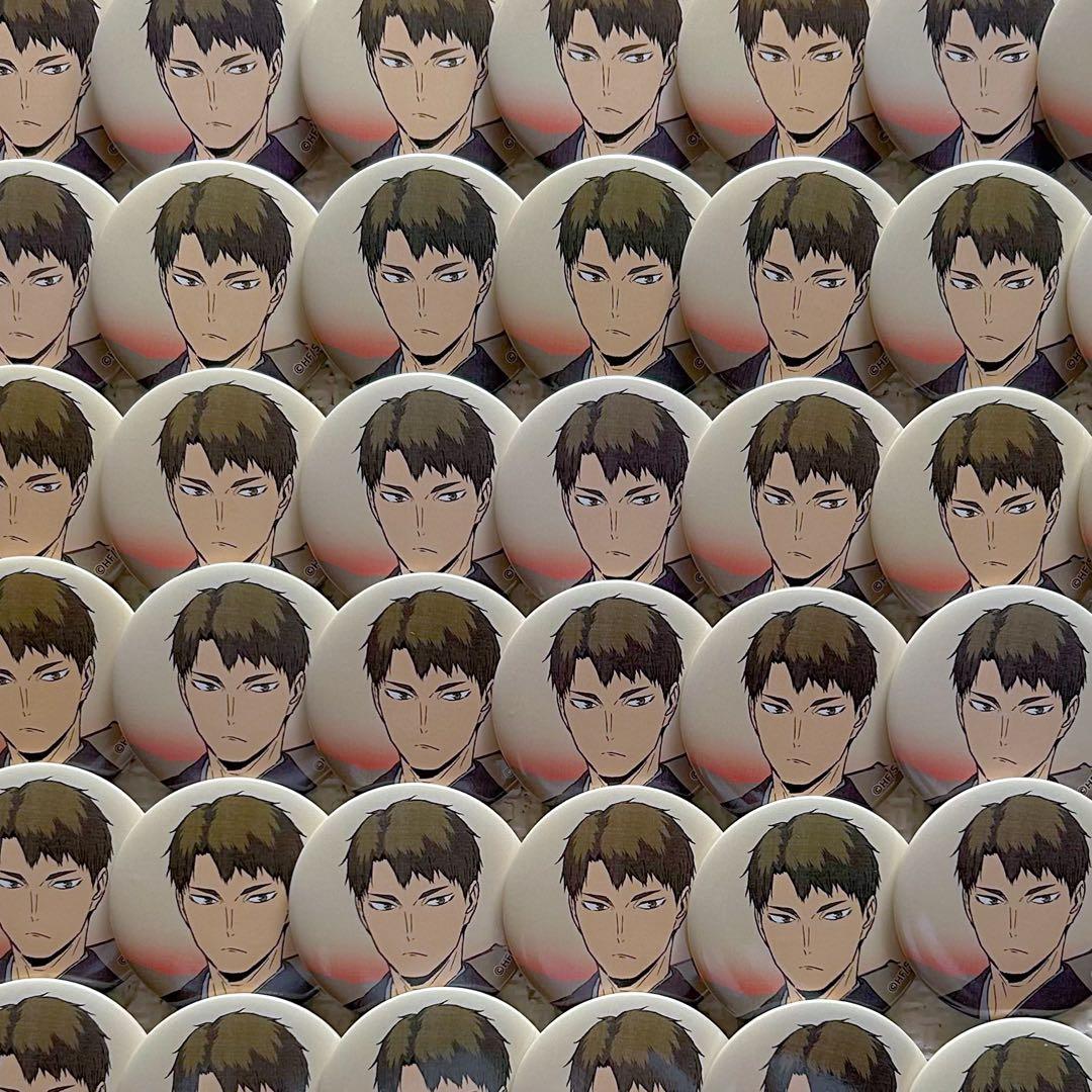 ハイキュー 牛島若利 春ノ陣 缶バッジ