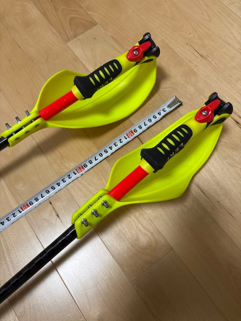 あ*な様 LEKI スキー用ストック 赤/黄 約113cm