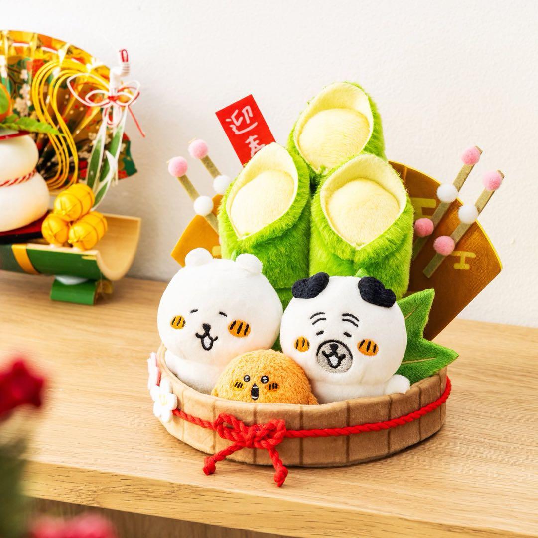 ナガノキャラクターズ 迎春 かどまつ 門松 ぬいぐるみ 正月　招福　ナガノ
