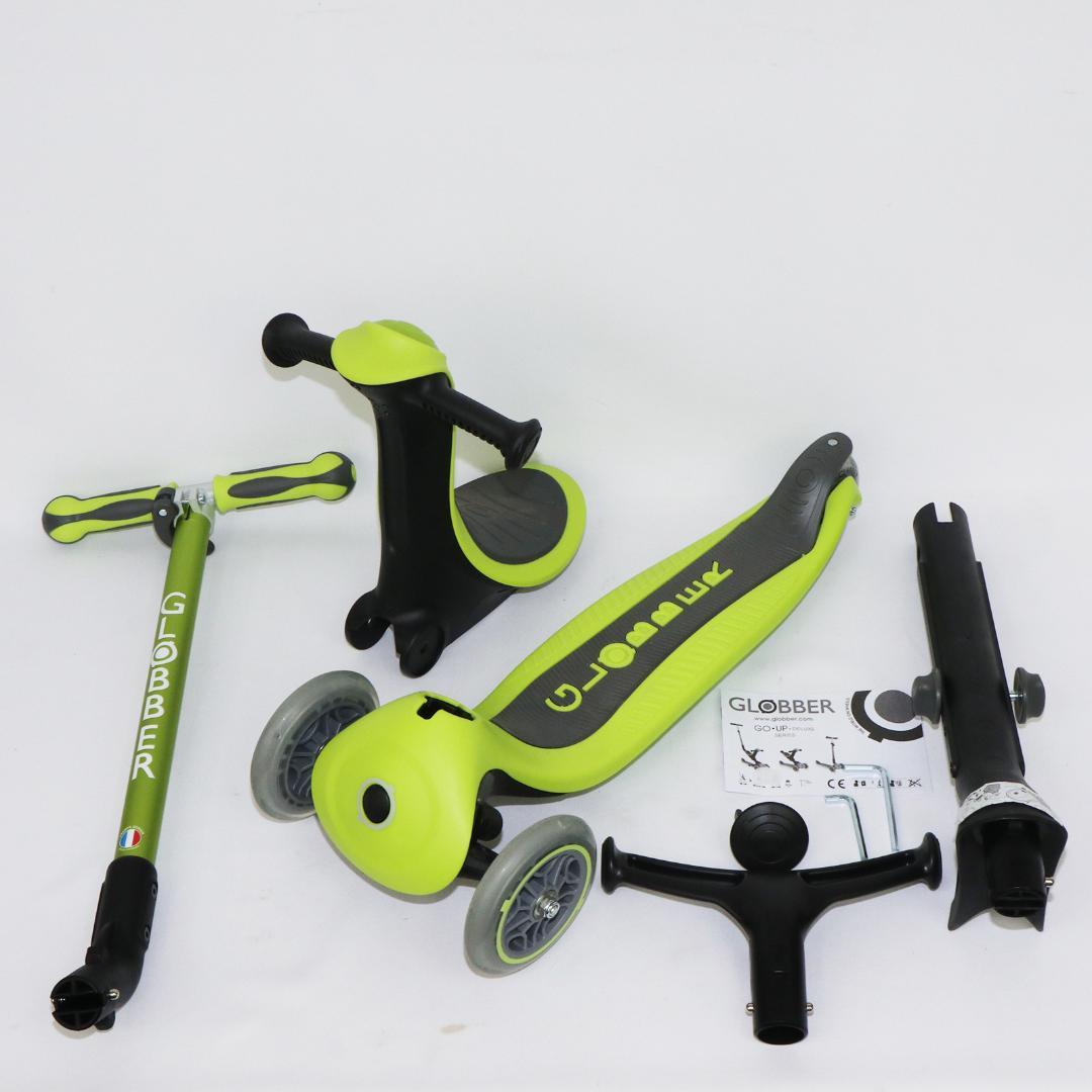 GLOBBER GO.UP DELUXE 緑 ゴーアップ 　キックボード 箱付き