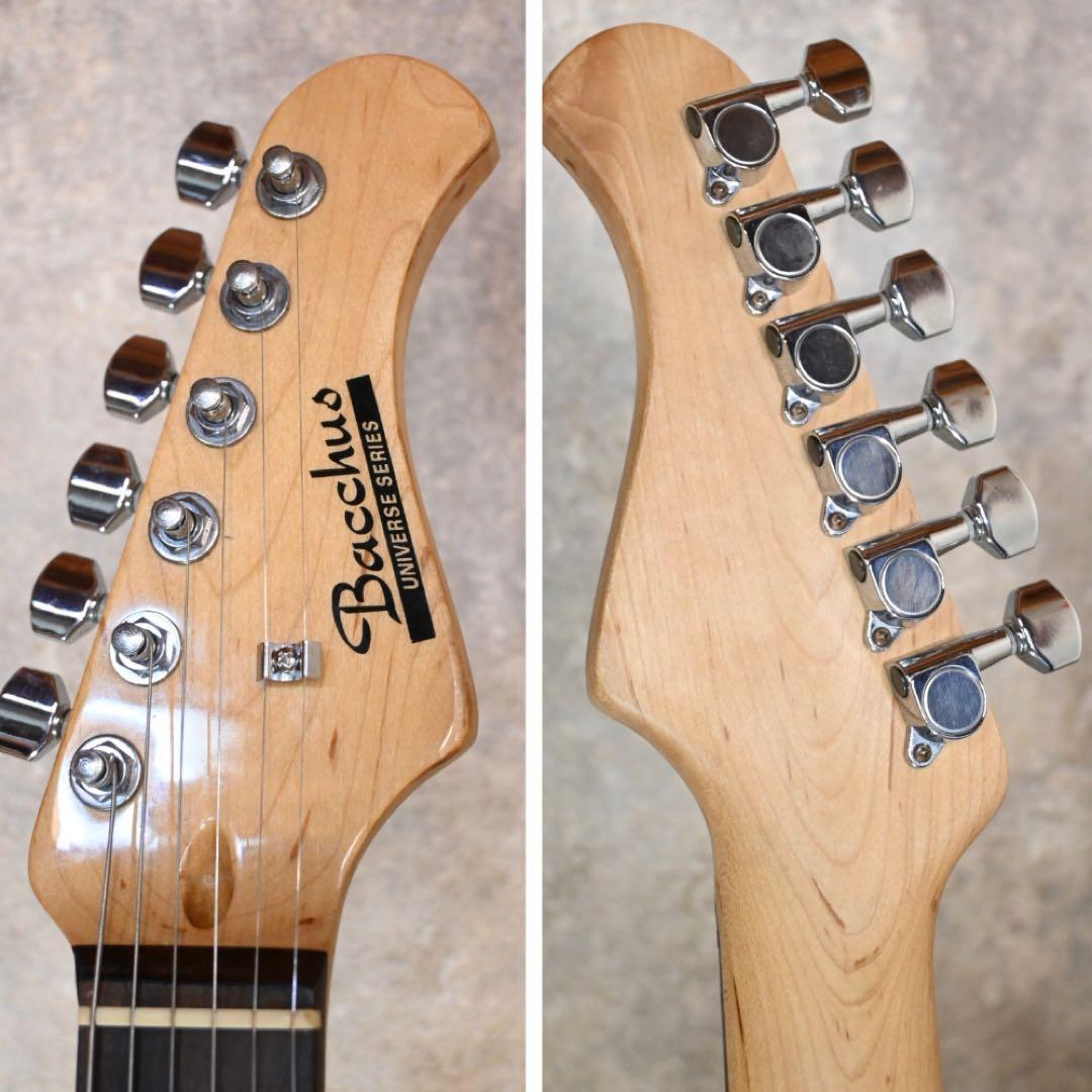 Bacchus BST Alder バッカス 旧ロゴ アルダー ピンクギター