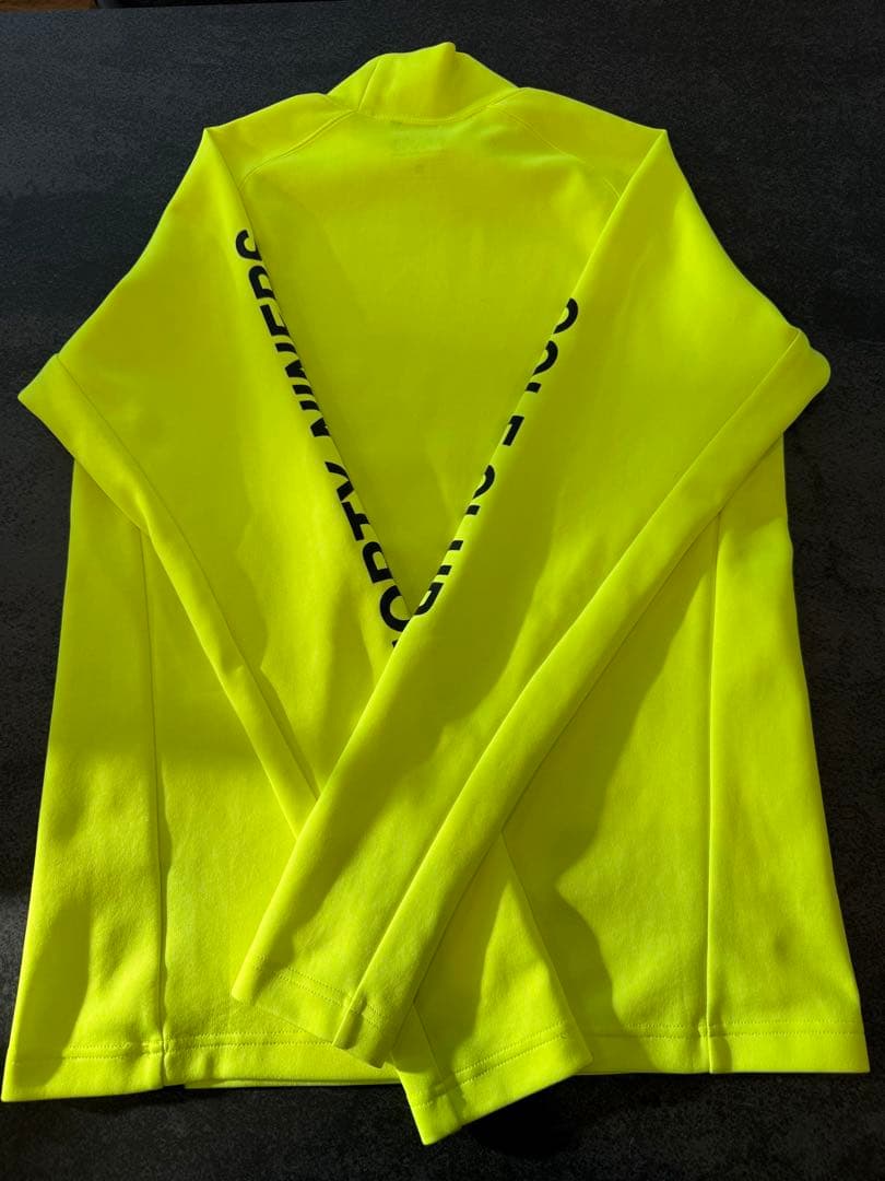TFW49 蛍光イエロー 長袖 ゴルフシャツ