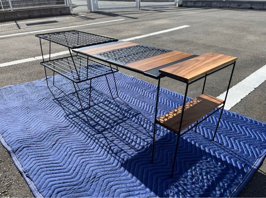 CAMP GEEKS ウォールナット×レザー天板