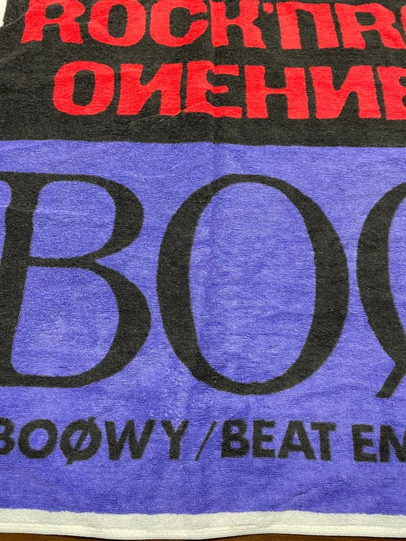 BOØWY「ROCK'N ROLL CIRCUS TOUR」 BIGタオル