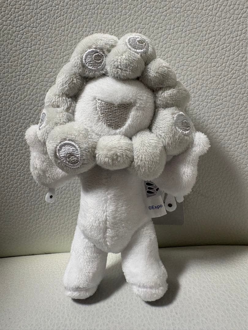 【匿名即日発送】2体セット　白ミャクミャク ボールチェーンマスコット A C