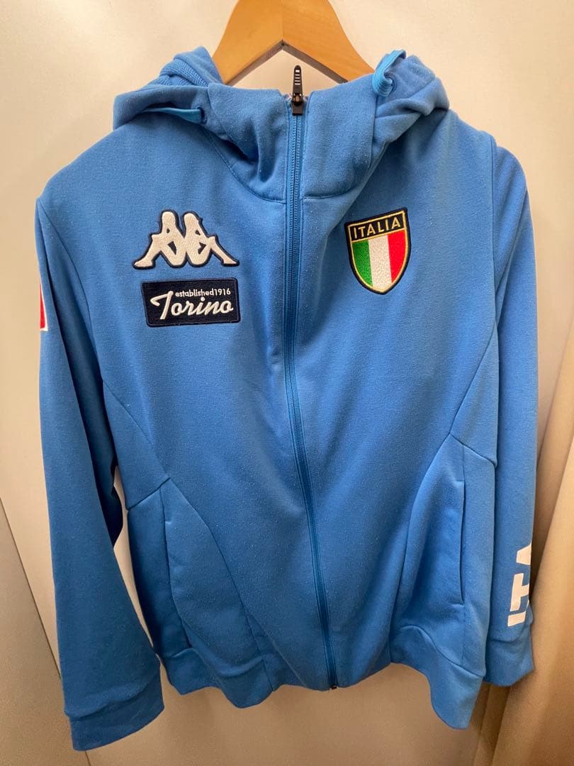 Kappa イタリア代表 フード付きジップパーカー XO
