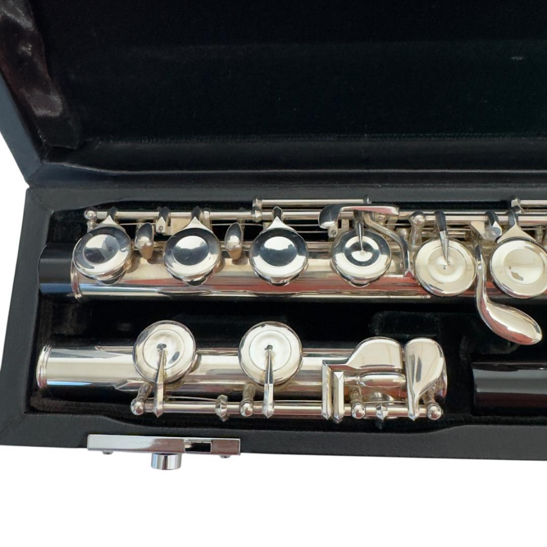 美品　PEARL PF-525 フルート Eメカ付き 銀製