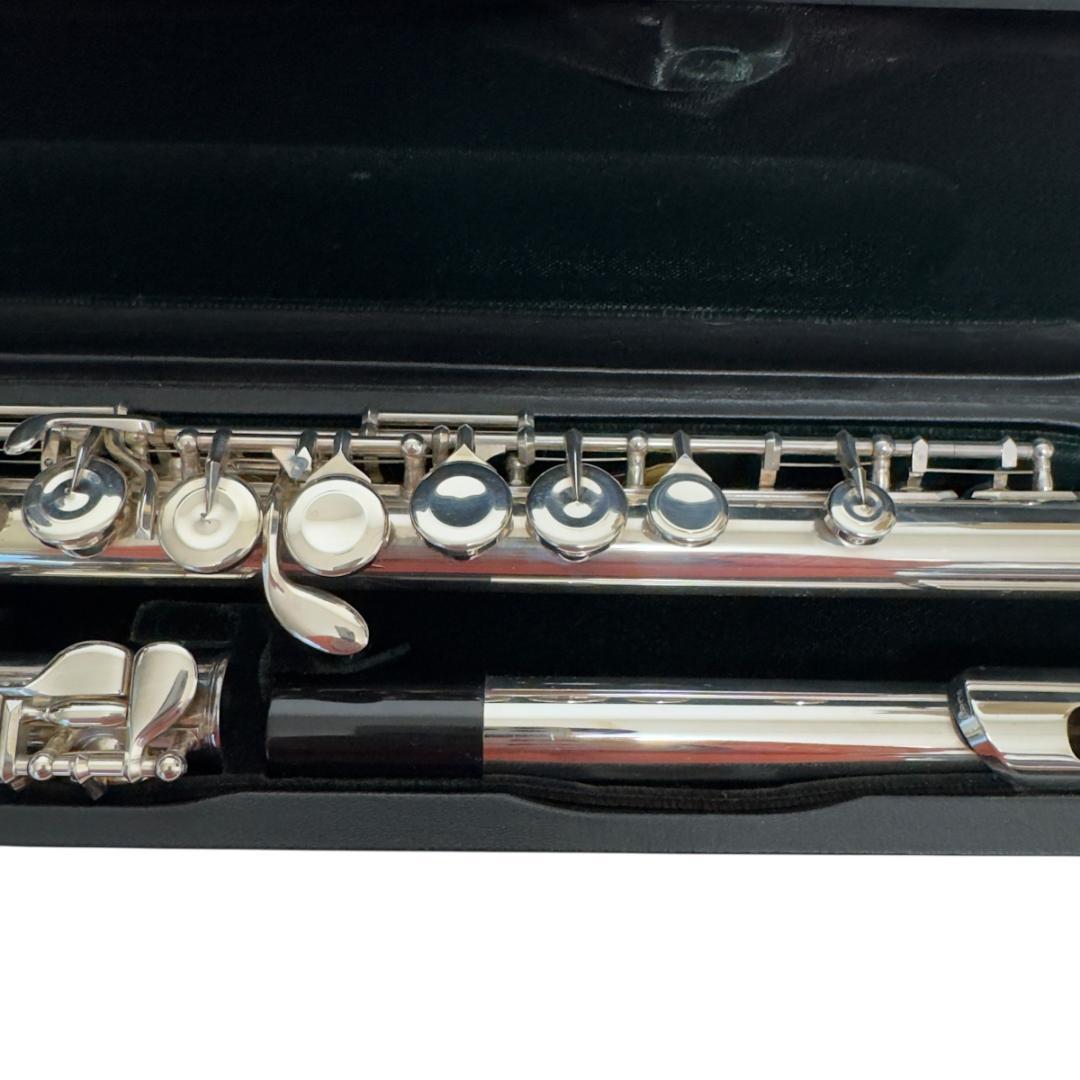 美品　PEARL PF-525 フルート Eメカ付き 銀製