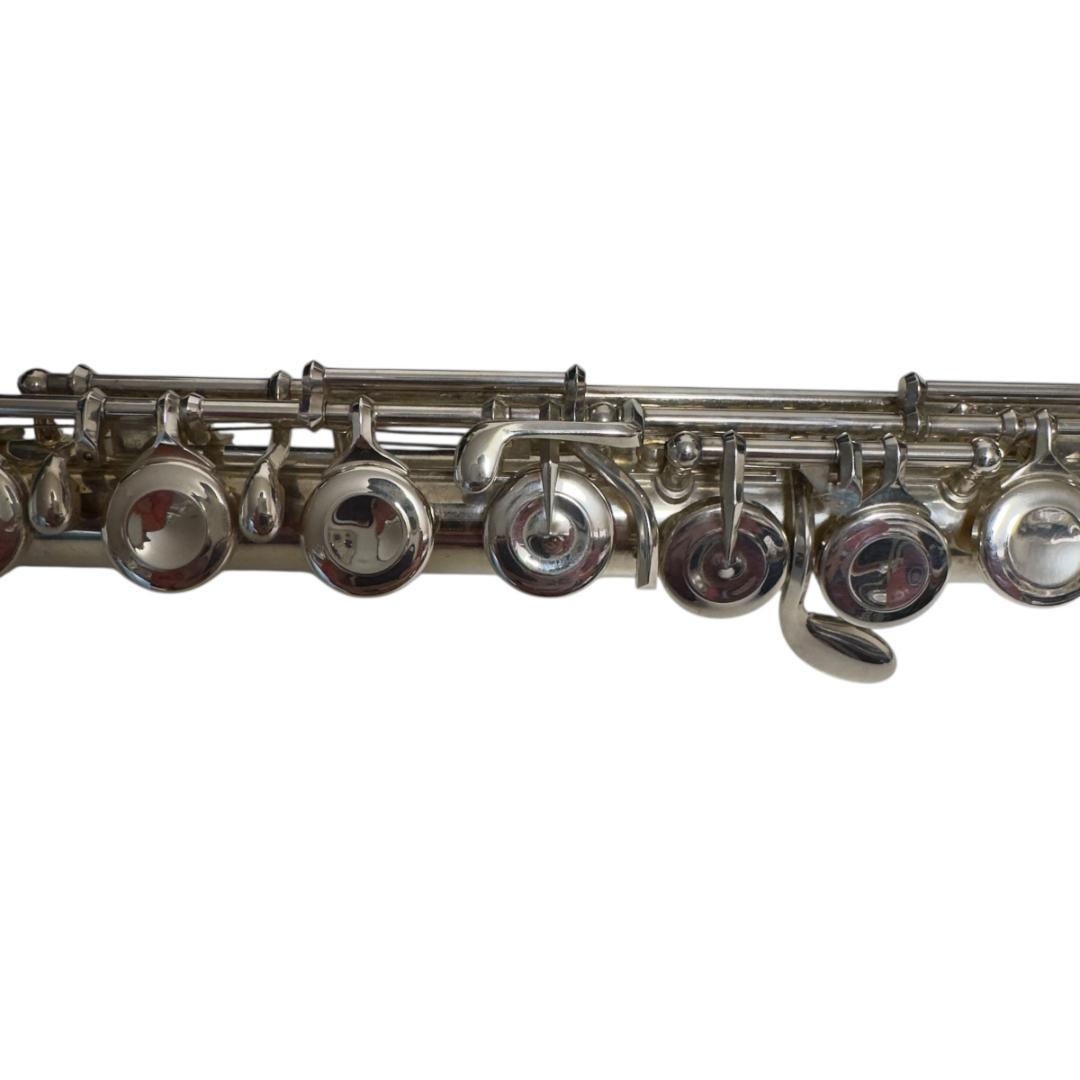 美品　PEARL PF-525 フルート Eメカ付き 銀製