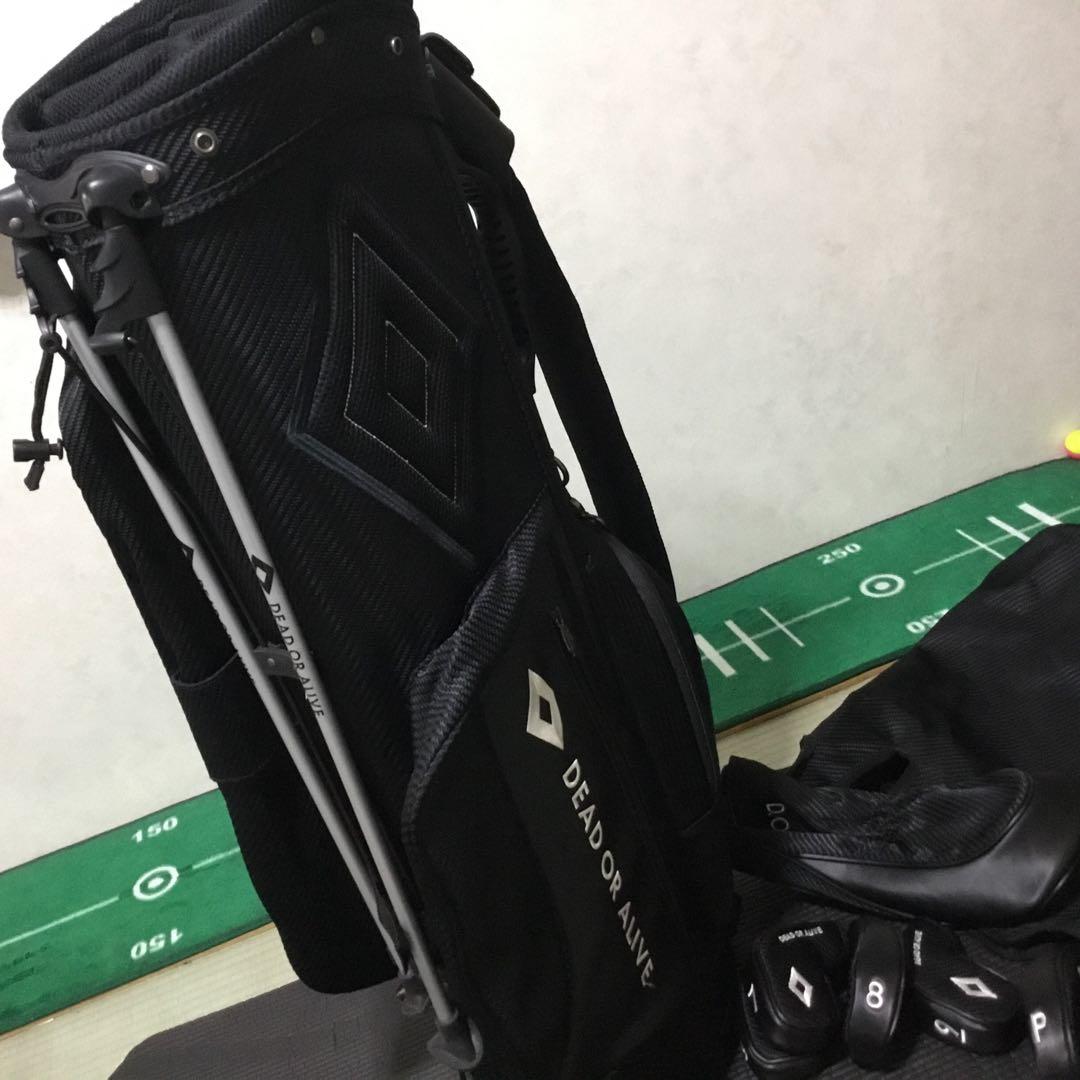 エポン　遠藤製作所　DEAD OR ALIVE キャディーバッグ　ヘッドカバー付