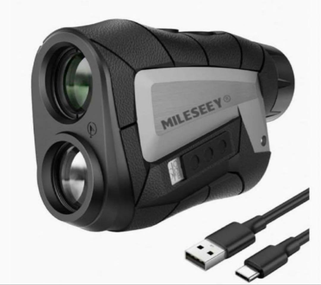 レーザー距離計 ゴルフ 距離計測器 ケース付き 簡単操作 660y対応 充電式