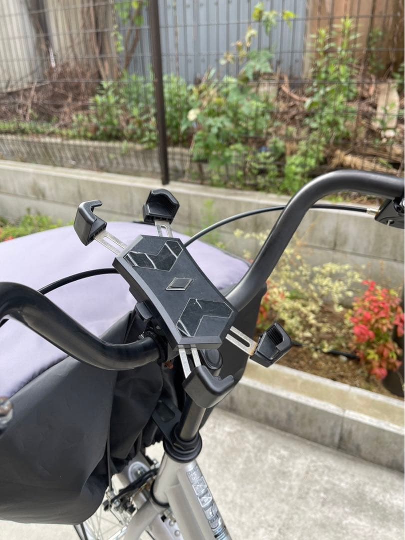 自転車【前後ろカゴ付き】【スマホホルダー付き】　【配達用】【買い物用】【通勤用】