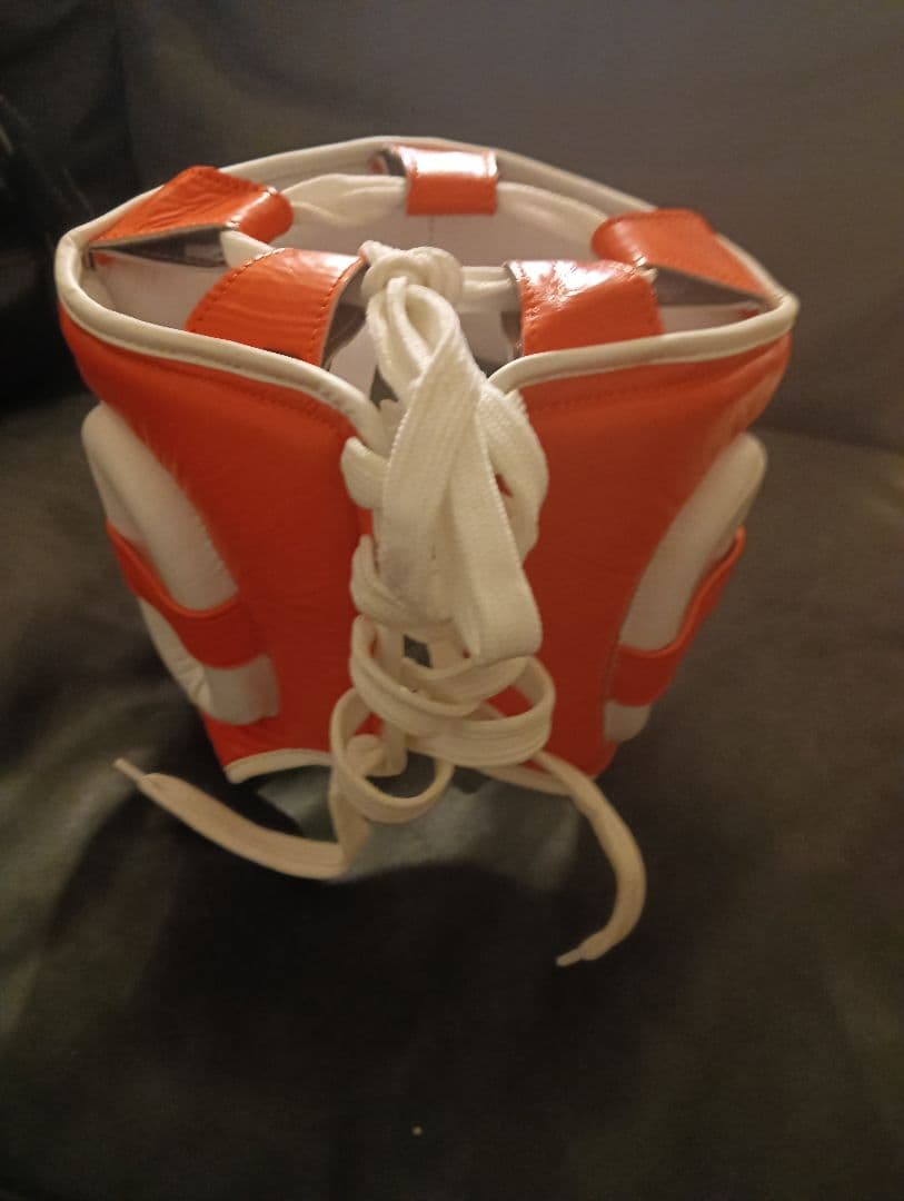 新品未使用　PRIZE RING ヘッドギア オレンジ