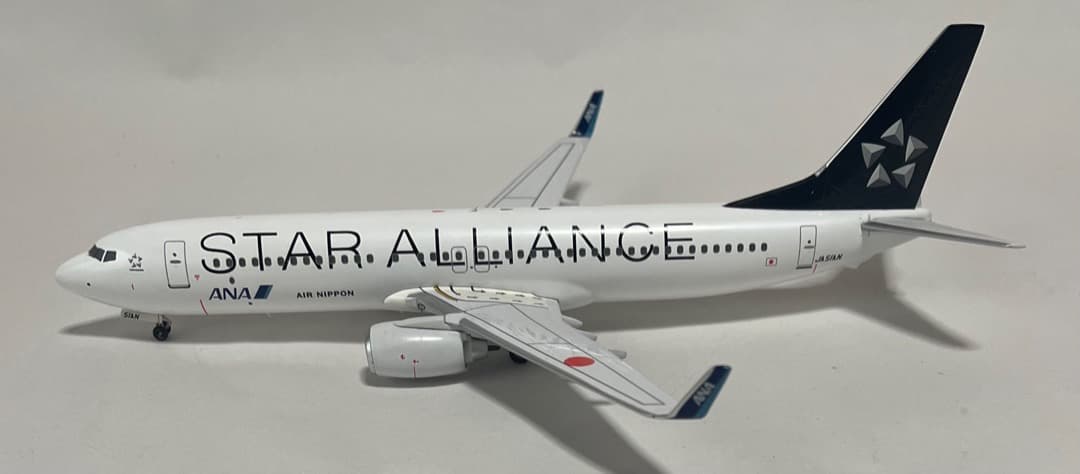 航空機・ヘリコプター ANA B737-800 JA51AN STAR ALLIANCE