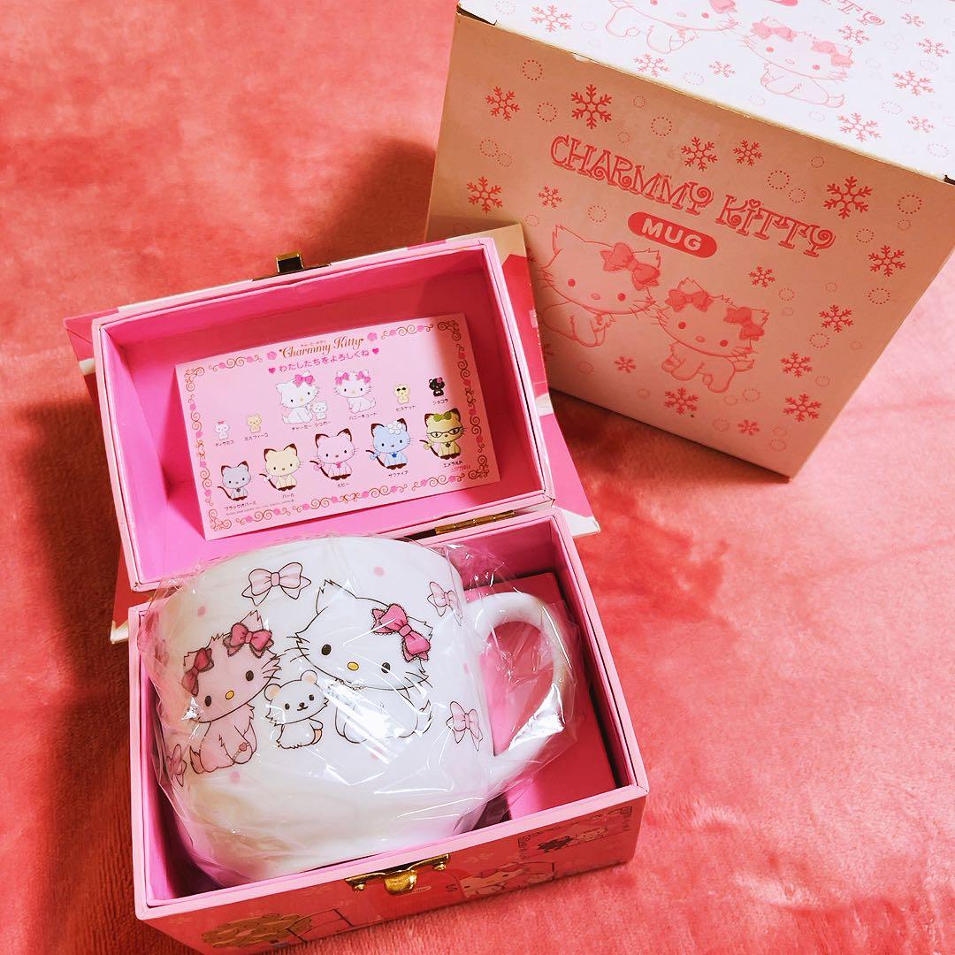希少レア　チャーミーキティ　マグカップ ボックス付き　サンリオ　食器