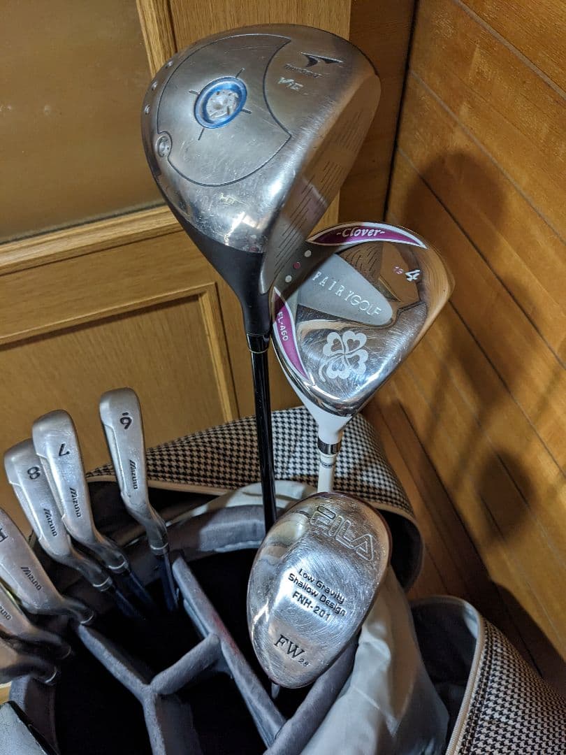 レディース ゴルフクラブセット 10本 送料込　フレックス L.R-2.
