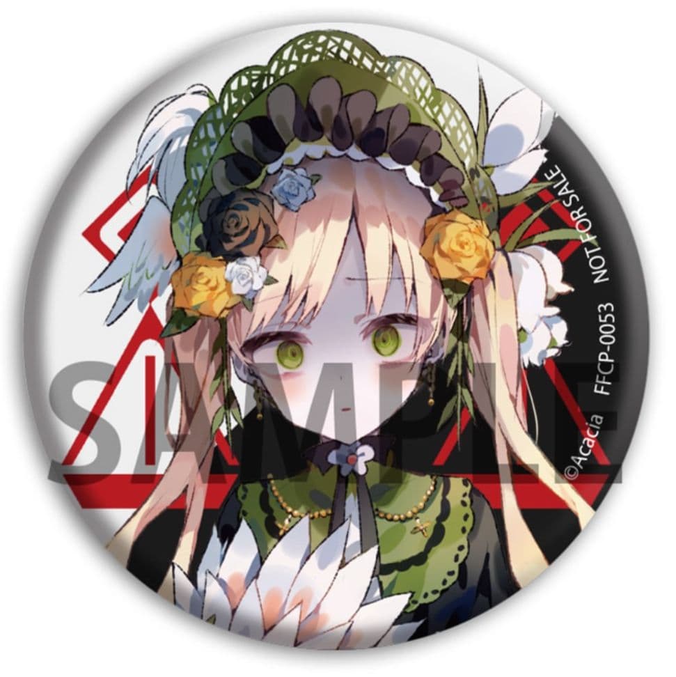 魔法少女ノ魔女裁判　サウンドトラック　特典　缶バッジ　遠野ハンナ