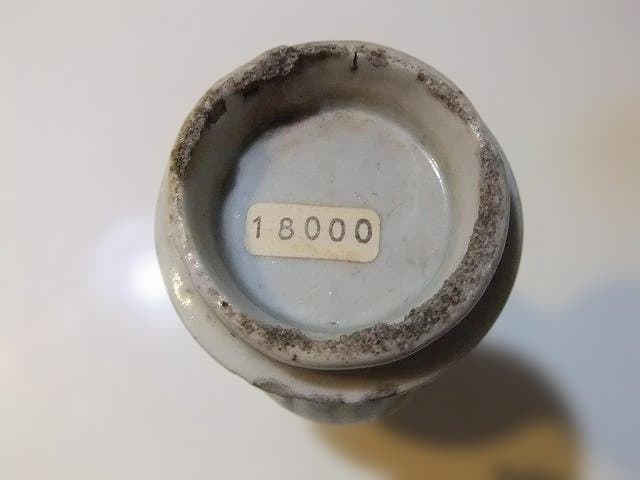 古伊万里 染付 古伊万里　蛸唐草　鑑賞向き器　江戸中期　古伊万里染付蛸唐草鶴首瓶